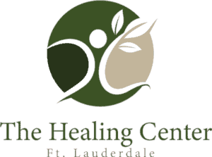 the healing center colored logo