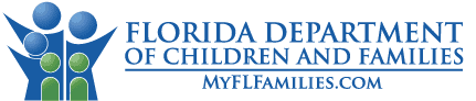 Florida department of children and families logo whit transparente background